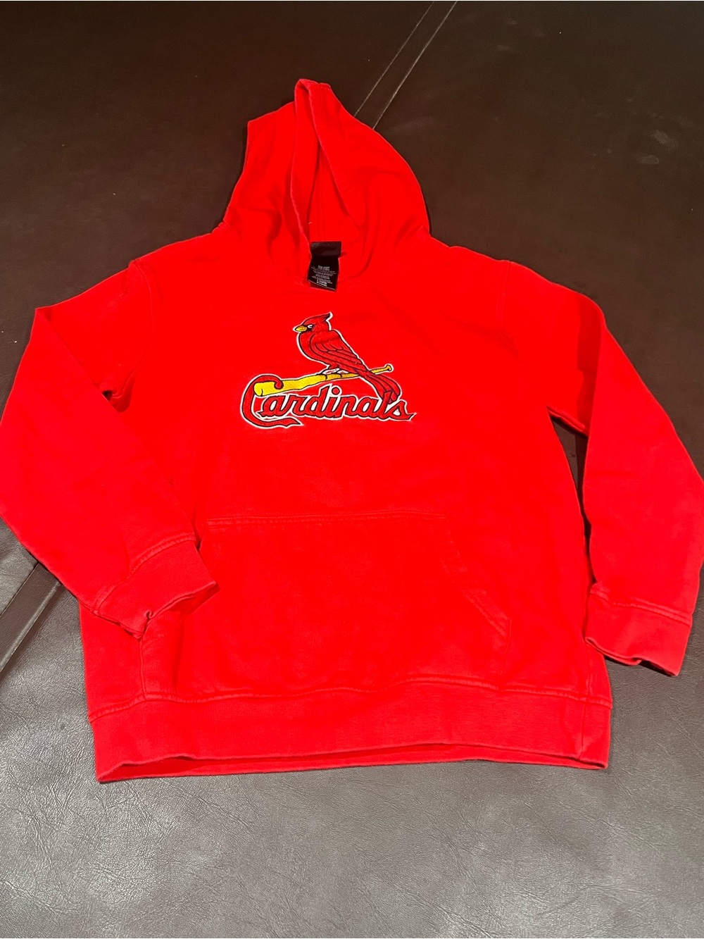 Outer Stuff Ltd St. Louis Cardinals Red Youth Hoodie L (14/16) MLB